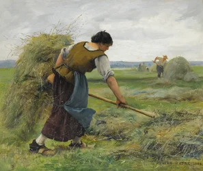 Les moissonneurs (récolte de foin)